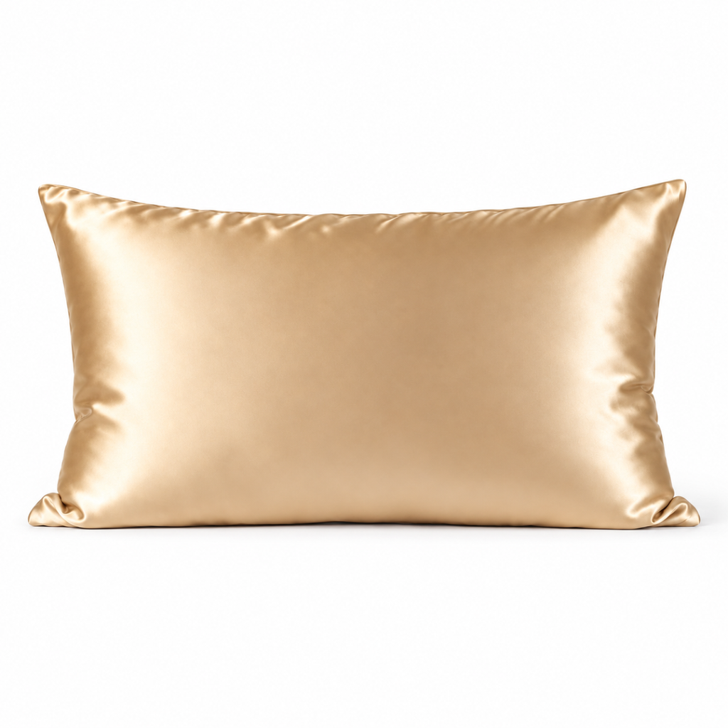 Taie d'oreiller en soie de mûrier dorée LuvieSilk