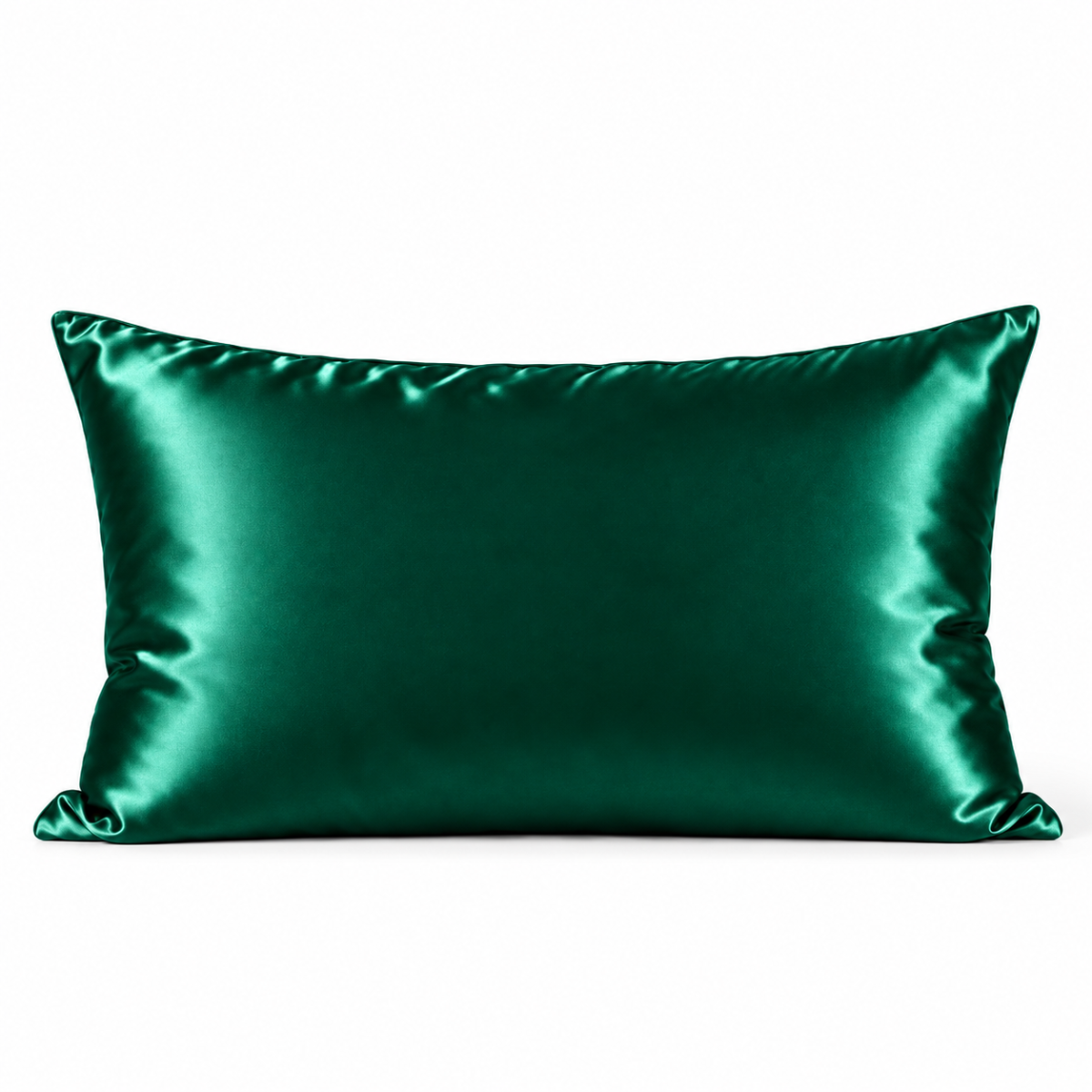 Taie d'oreiller en soie de mûrier émeraude LuvieSilk
