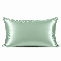 Taie d'oreiller en soie de mûrier vert d'eau LuvieSilk