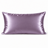 Taie d'oreiller en soie de mûrier lilas LuvieSilk