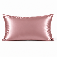 Taie d'oreiller en soie de mûrier dusty pink LuvieSilk
